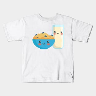 Kawaii Cute Breakfast Kids T-Shirt